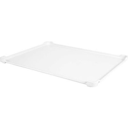 MFG TRAY Molded Fiberglass Stacking Drying Tray with Drop Ends and Sides 30 1/8" x 24" x 1 3/8" White 6420085269